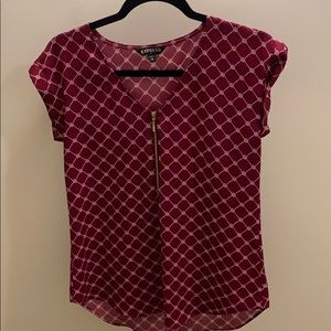 Express red sailor knot shirt